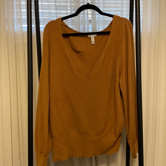 Copper v neck sweater - Picture 1 of 1